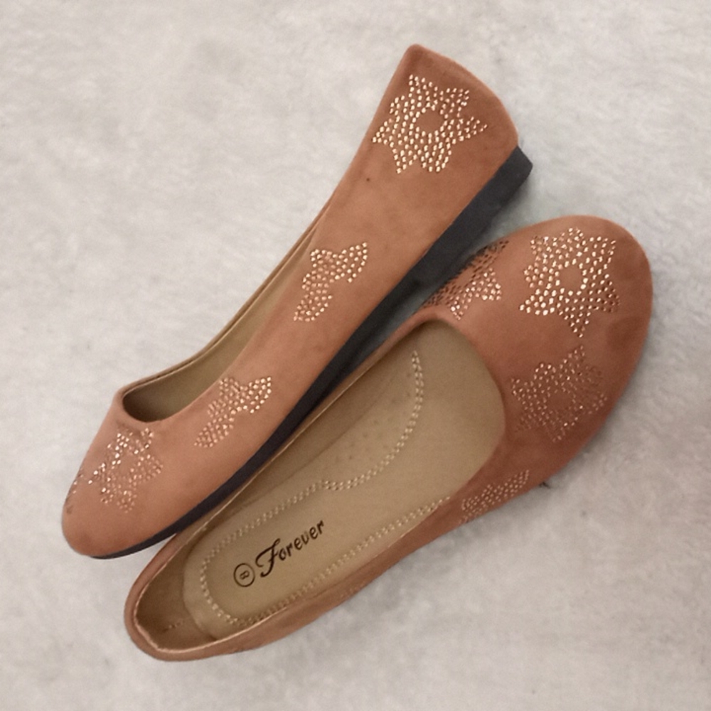 flat for women comfortable tan color